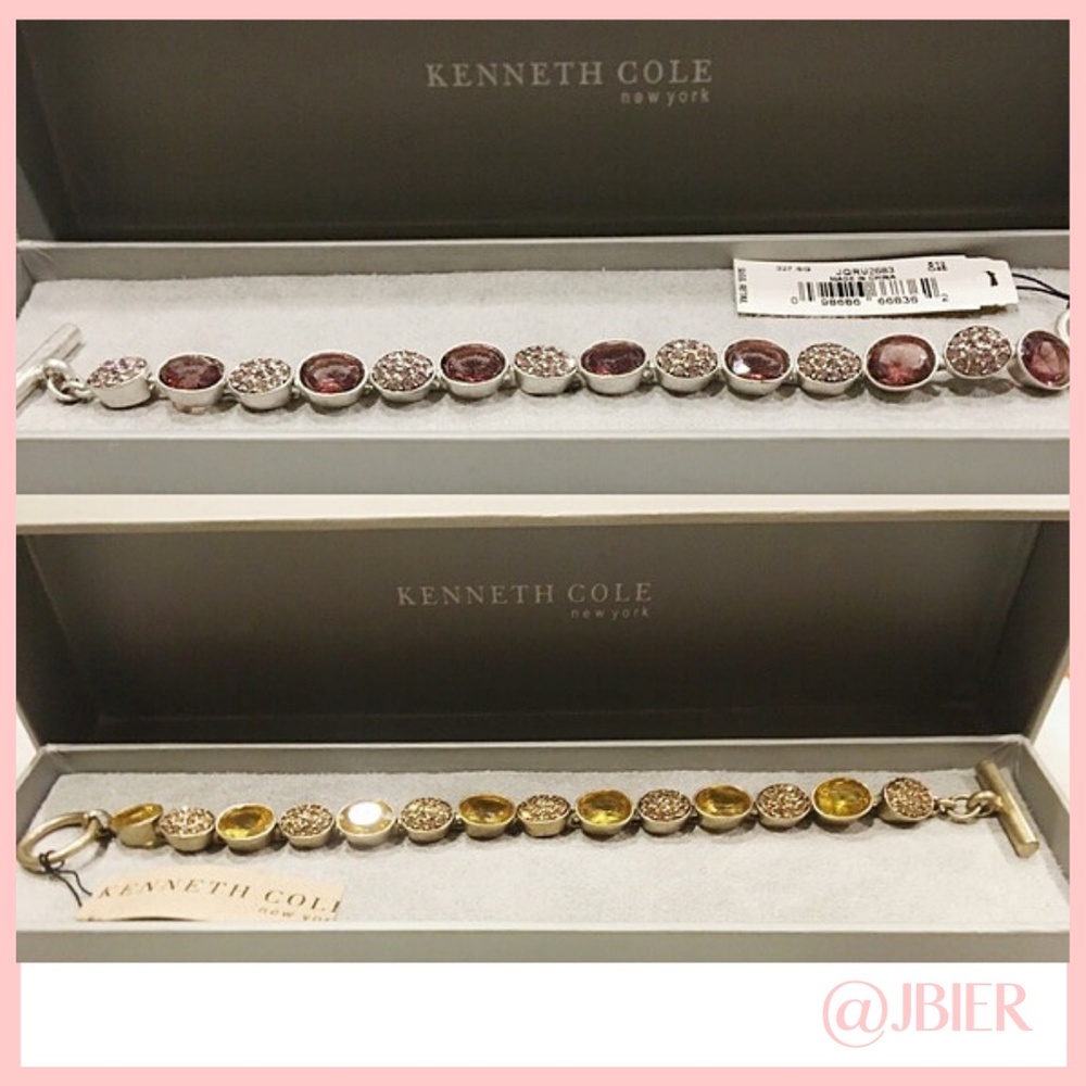 BUNDLE!! Kenneth Cole Mixed Crystal Bracelets